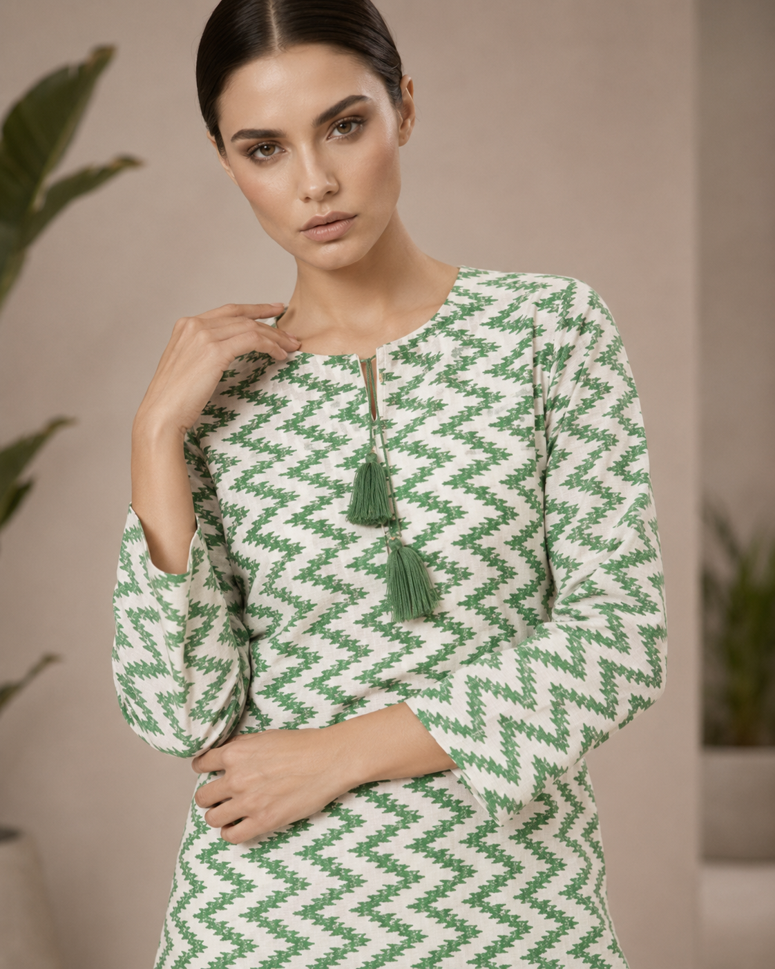 Emerald Chevron Co-ord Set