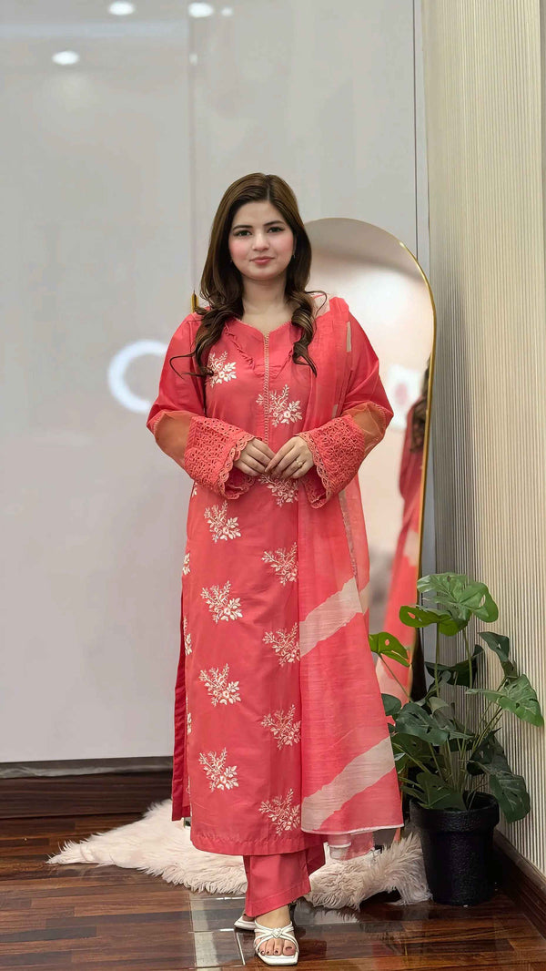 Zaib 3 pc Embroidery