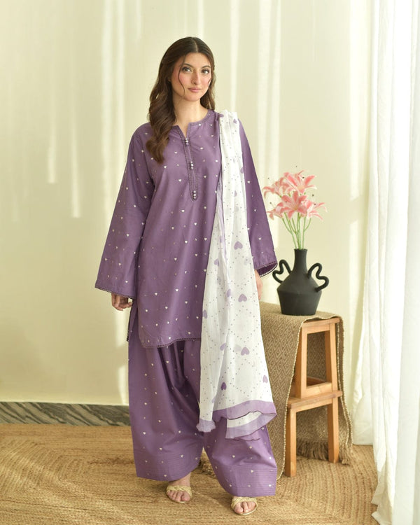 Purple Hearts Set 3PC