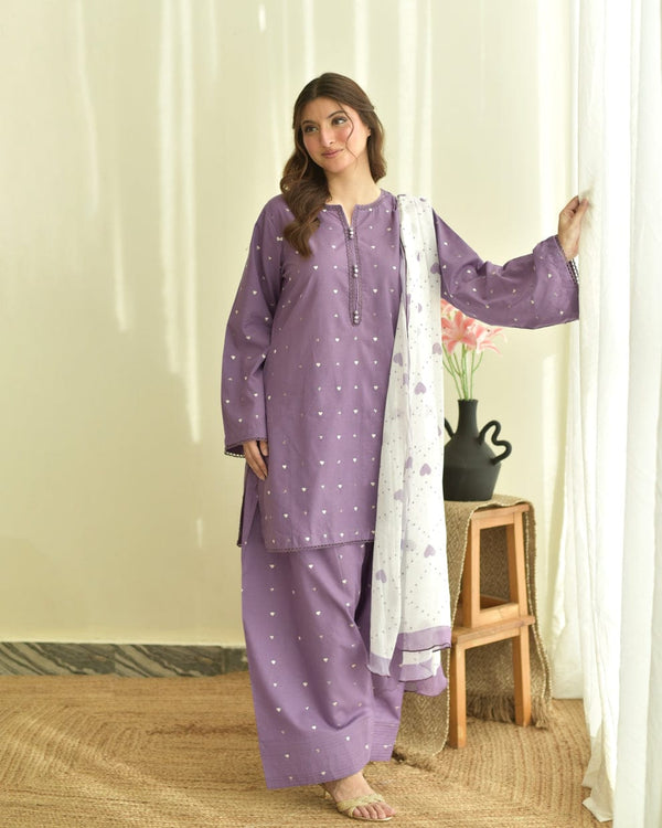 Purple Hearts Set 3PC