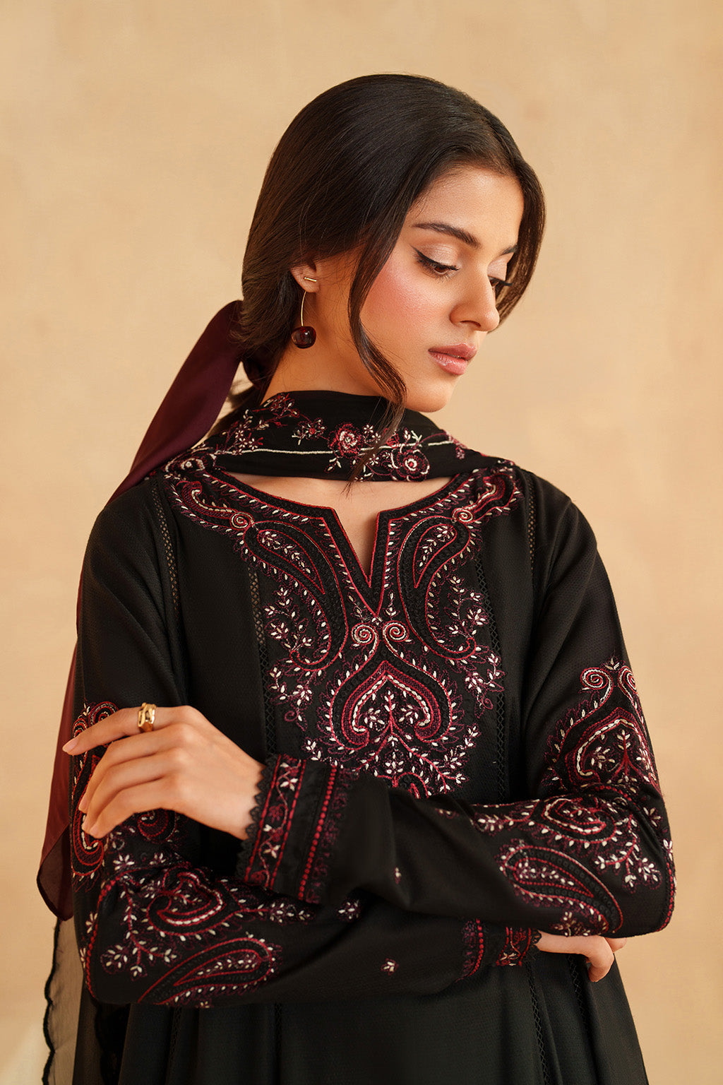 Anarkali Maxi Emb 3pc